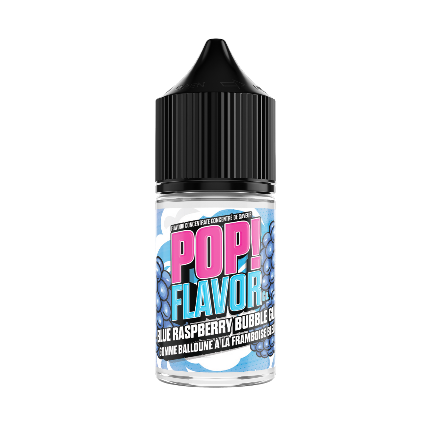 Pop Flavor Co - Blue Raspberry Bubble Gum